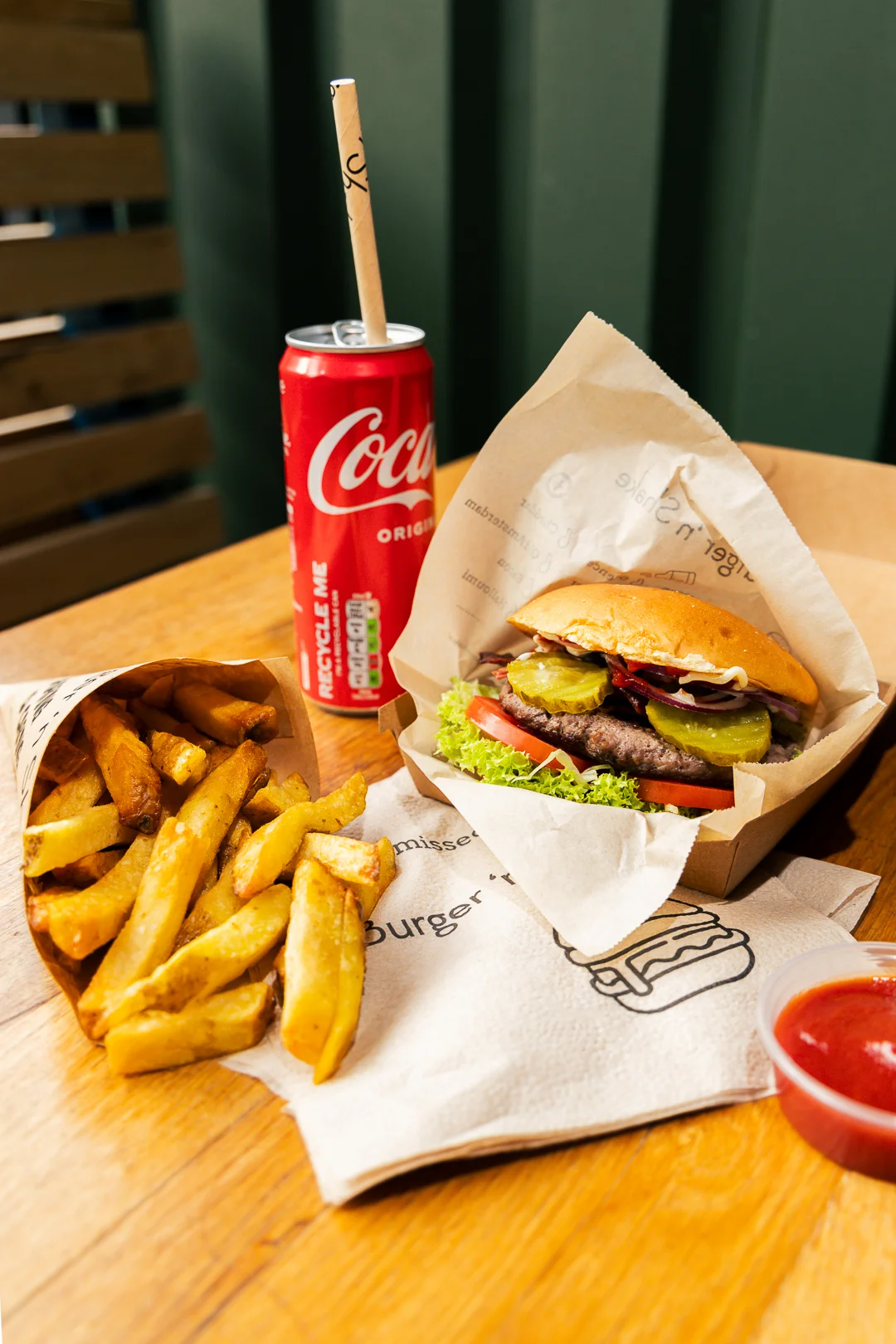 Burger n Shake restaurant food photography session